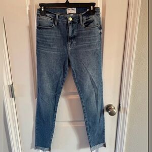 Frame Denim Cuffed Skinny Jeans Women’s Size 26/2